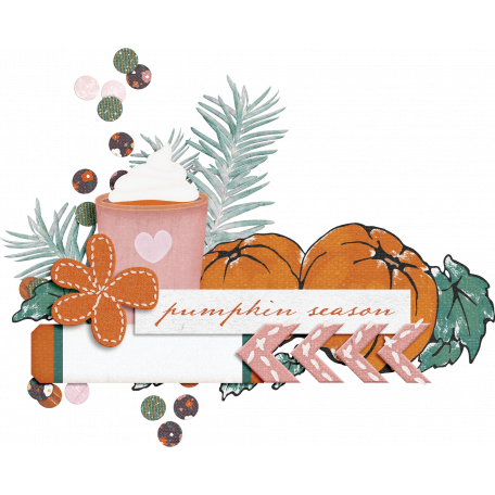 Frosty Fall Cluster 03 No Shadow Graphic By Jessica Dunn