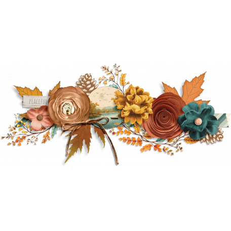 Lakeside Autumn Cluster Graphic By Jessica Dunn Digitalscrapbook