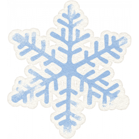 Fancy A Cup Light Blue Snowflake Sticker Graphic By Jessica Dunn