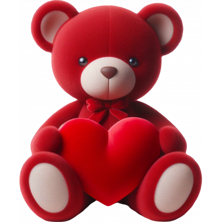 Silky Velvet Teddy Bear 3 Graphic By Mary Cox DigitalScrapbook