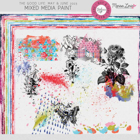 The Good Life May June Mixed Media Paint Kit By Marisa Lerin