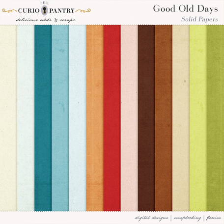 Good Old Days Solid Papers By Jessica Dunn Graphics Kit