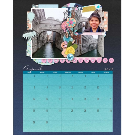 Calendar By Marlyn Ramirez Digitalscrapbook Digital Scrapbooking