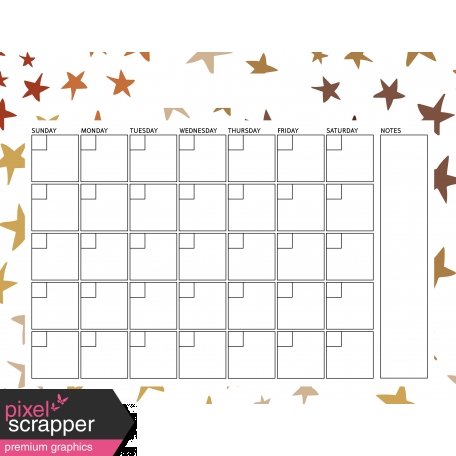 I Dig It Calendars Calendar 8 5x11 Blank Graphic By Marisa Lerin