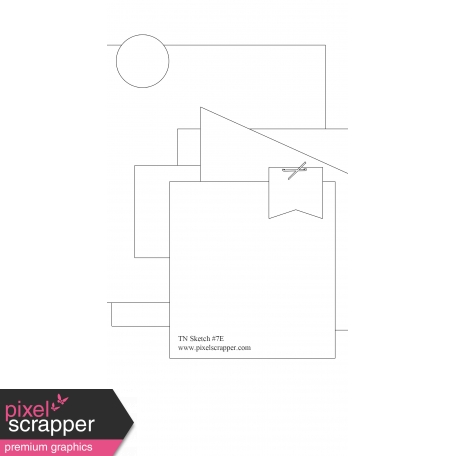 Travelers Notebook Layout Templates Kit 7 Sketch 7e Graphic By