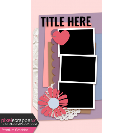 Travelers Notebook Layout Templates Kit Template D Graphic By