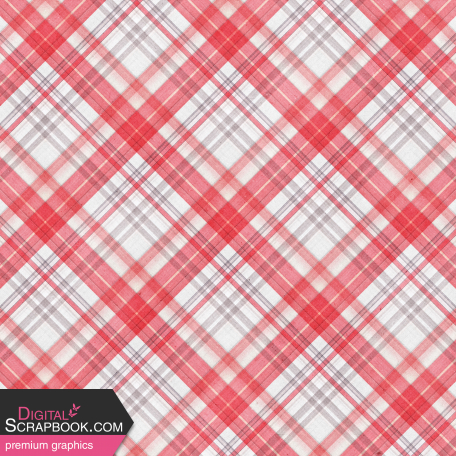 Cranberry Plaid Paper Graphic By Jessica Dunn Digitalscrapbook