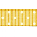 Yellow Polka Dot Ribbon - A Digital Scrapbooking Ribbon Embellishment Asset by Marisa Lerin