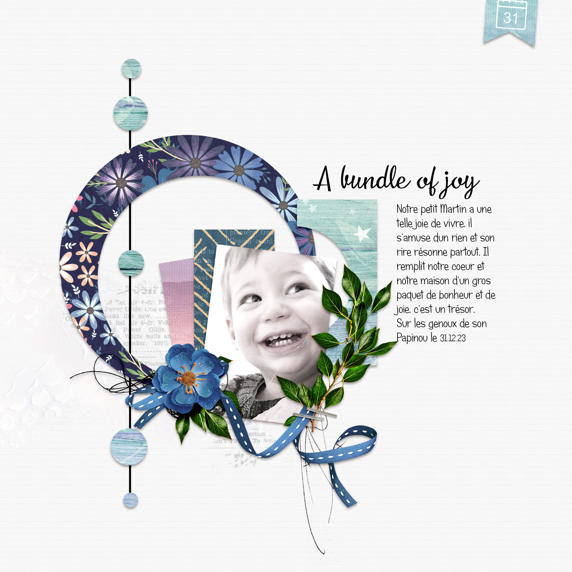 Bundle of joy by AMarie Charp | DigitalScrapbook.com Digital Scrapbooking