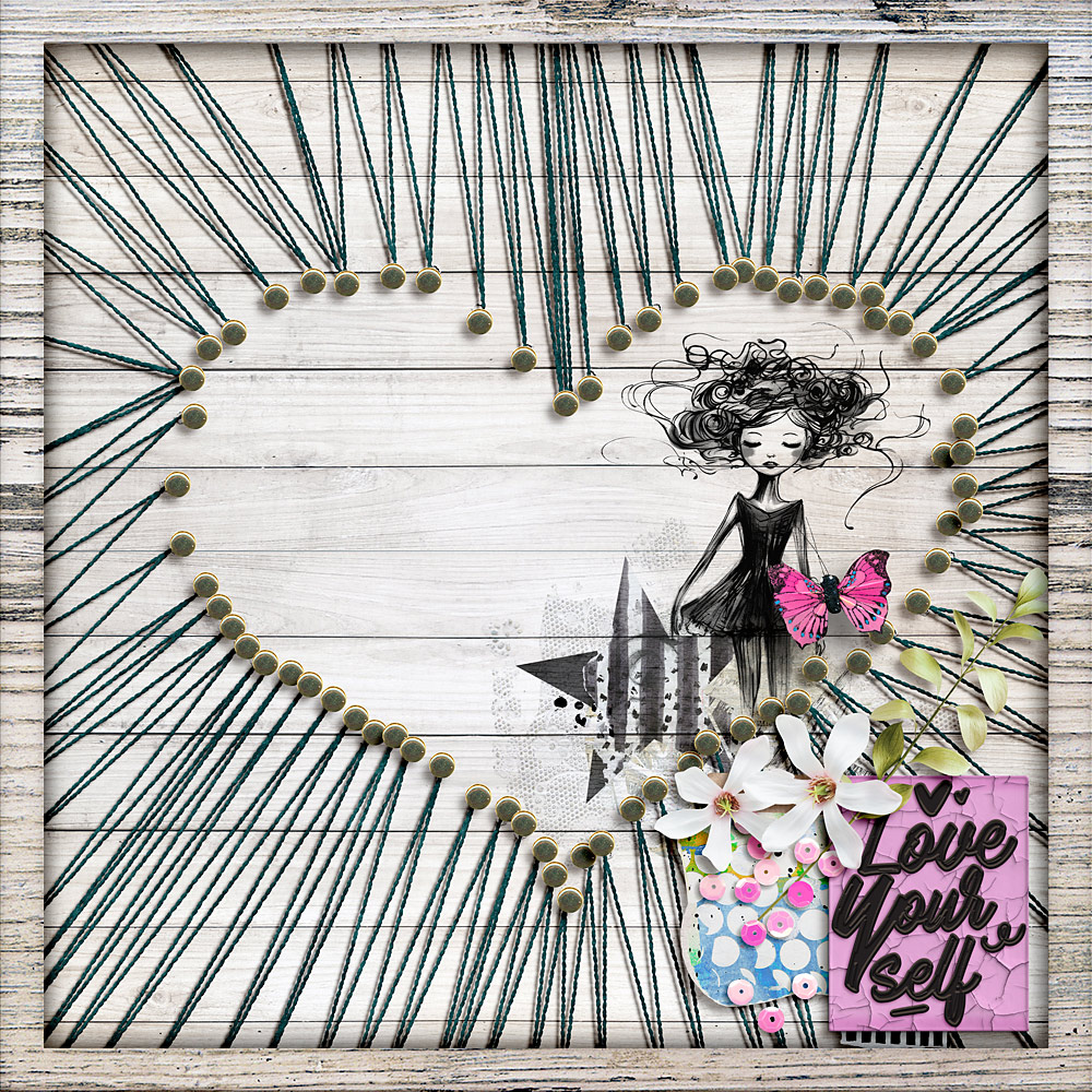 Love Yourself 2024 Layout Nbk Design Teal Beige 