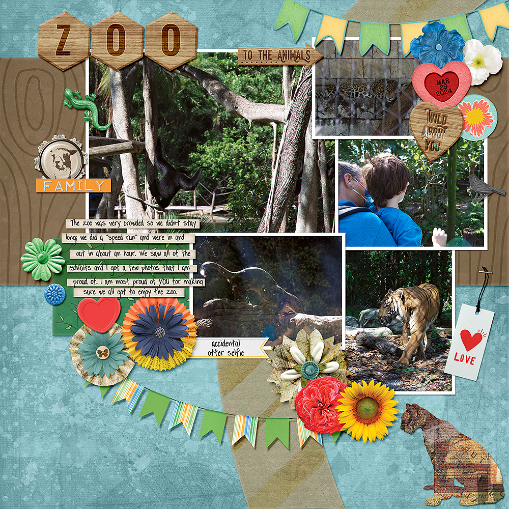 zoo day by Brenda Hollingsworth | DigitalScrapbook.com Digital Scrapbooking