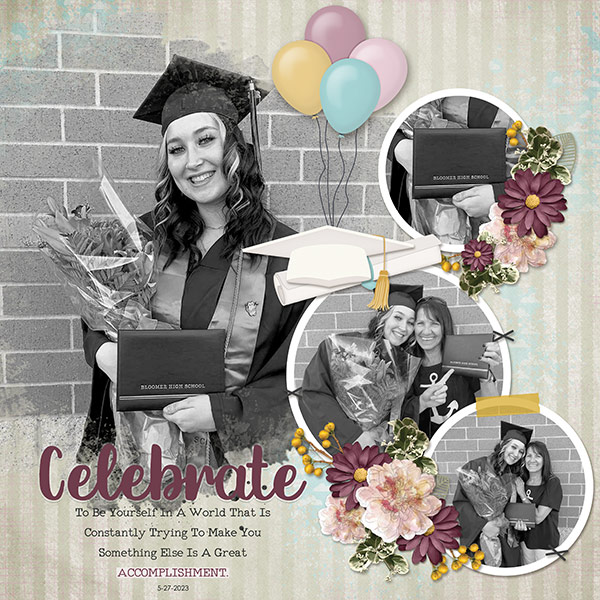 Celebrate-4 by Joyce Korenuk | DigitalScrapbook.com Digital Scrapbooking