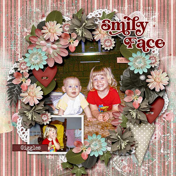 Smiley Face by Kabra Langen | DigitalScrapbook.com Digital Scrapbooking