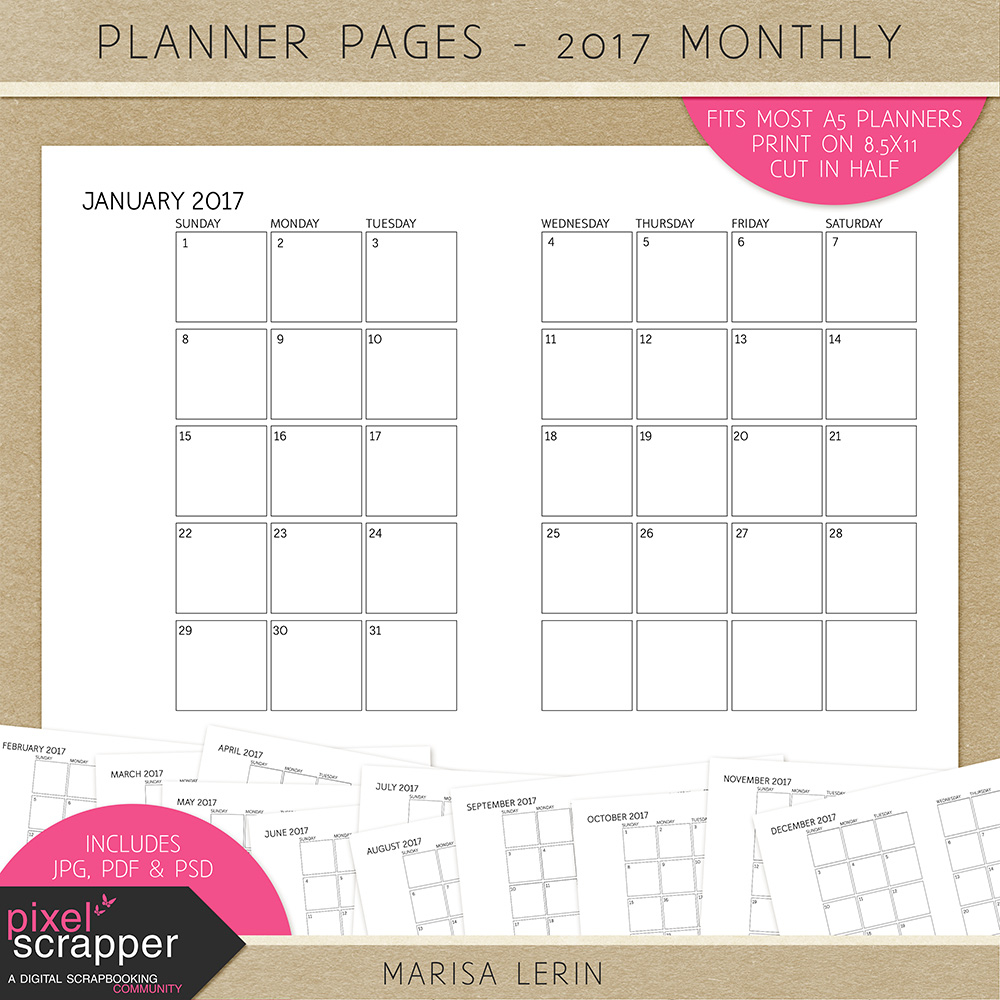 planner pages