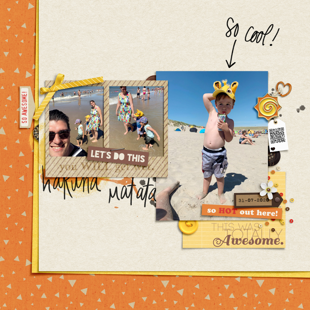 Hakuna Matata Beach Day By Sharon Dewi Stolp Pixel Scrapper Digital Scrapbooking