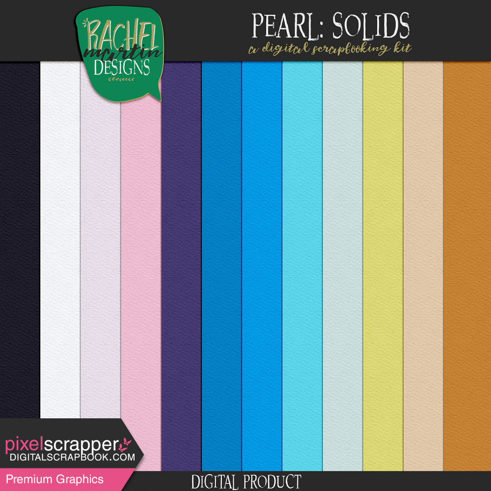 Pearl: Solids by Rachel Martin 🌺 graphics kit | DigitalScrapbook.com ...