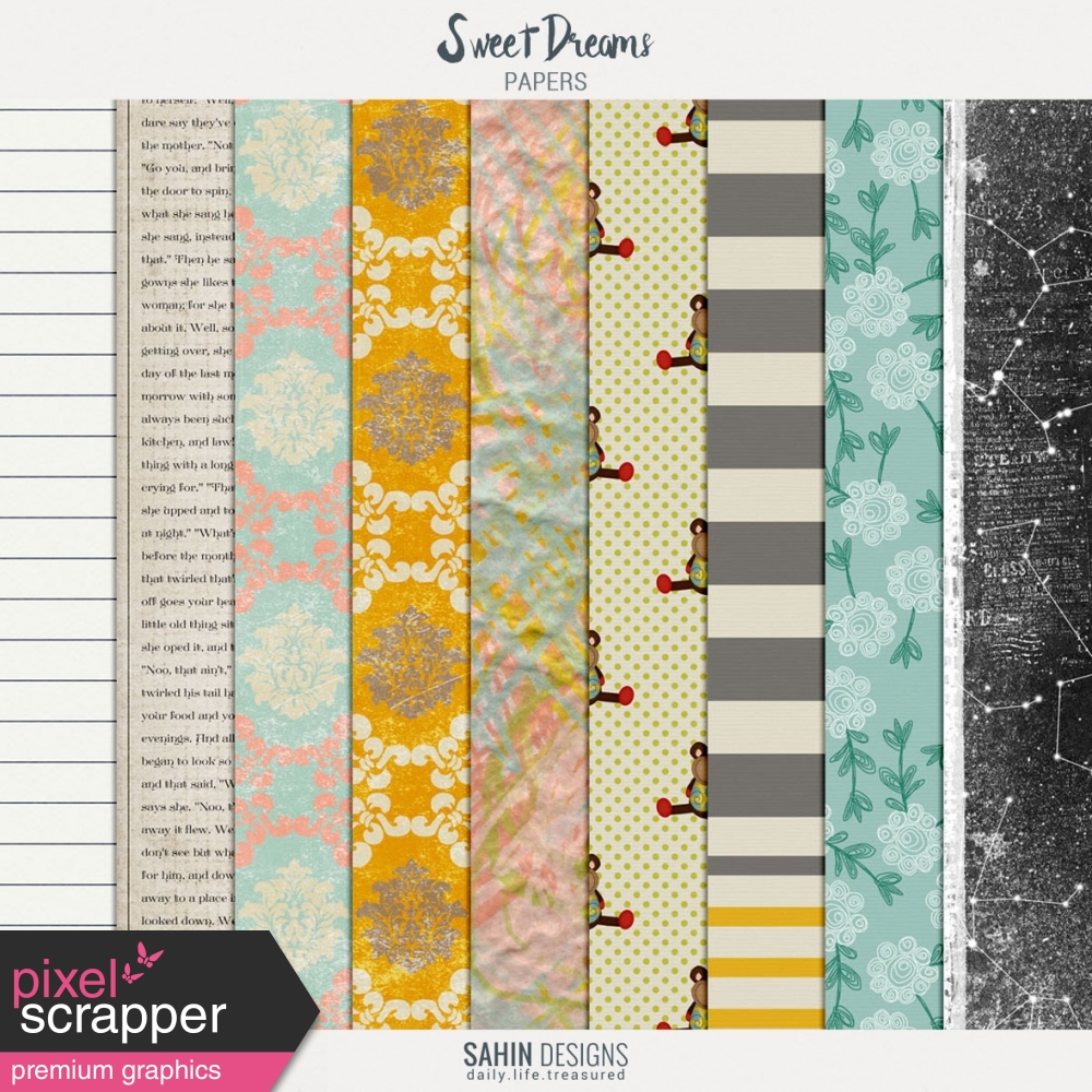 Delightful Free Digital Scrapbook Kit - Sahin Designs