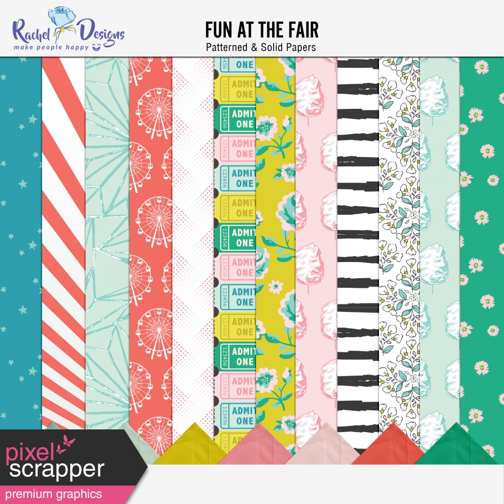 Fun At The Fair | Papers by Rachel Etrog graphics kit ...