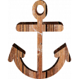 Sand And Beach - Wooden Anchor