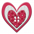 Love Story Heart Button