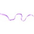 Purple Curly Ribbon