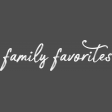 Cozy Kitchen Family Favorites Word Art