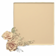 Tan paper with roses Paper