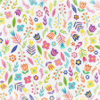 School's Out For Summer - Floral Paper