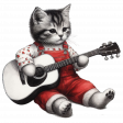 Cat Guitar 1