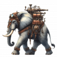 Steampunk Elephant 1