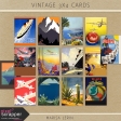 Vintage Travel Poster Cards Kit