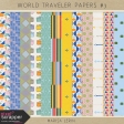 World Traveler Papers Kit #3