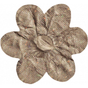 No Tricks, Just Treats- Tan Solid Flower