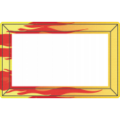 Speed Zone Elements Kit- Flames Photo Frame