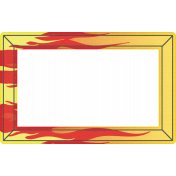 Speed Zone Elements Kit- Flames Photo Frame