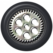 Speed Zone- Metal Rimmed Tire 02