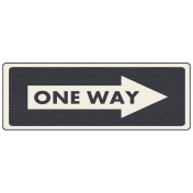 Speed Zone- One Way Sign