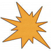 Speed Zone- Orange Bomb Sticker