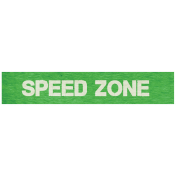 Speed Zone Elements Kit- "Speed Zone" Label