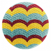 Turkey Time Elements Kit- Colourful Fabric Button