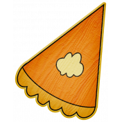 Turkey Time- Pumpkin Pie Slice