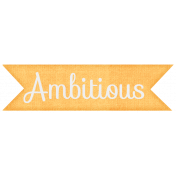 Simple Pleasures- Ambitious Tag