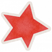 Lil Monster Red Star Sticker