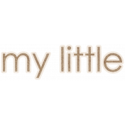 Lil Monster- My Little Wordart