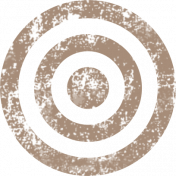 Lil Monster Brown Target Stamp