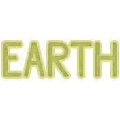 Earth Word Art
