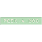 Hello- Peek-A-Boo Label