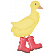 Rain, Rain- Little Duckie In Rain Boots