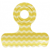 Rain, Rain- Yellow Chevron Clip