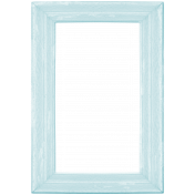 Oh Baby, Baby- Blue Wood Frame